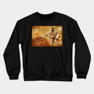 Ordem de Cristo. Knight Templar Crewneck Sweatshirt